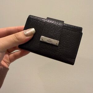 Gucci Black Leather Key Holder